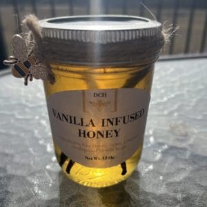 12oz Vanilla Infused Honey