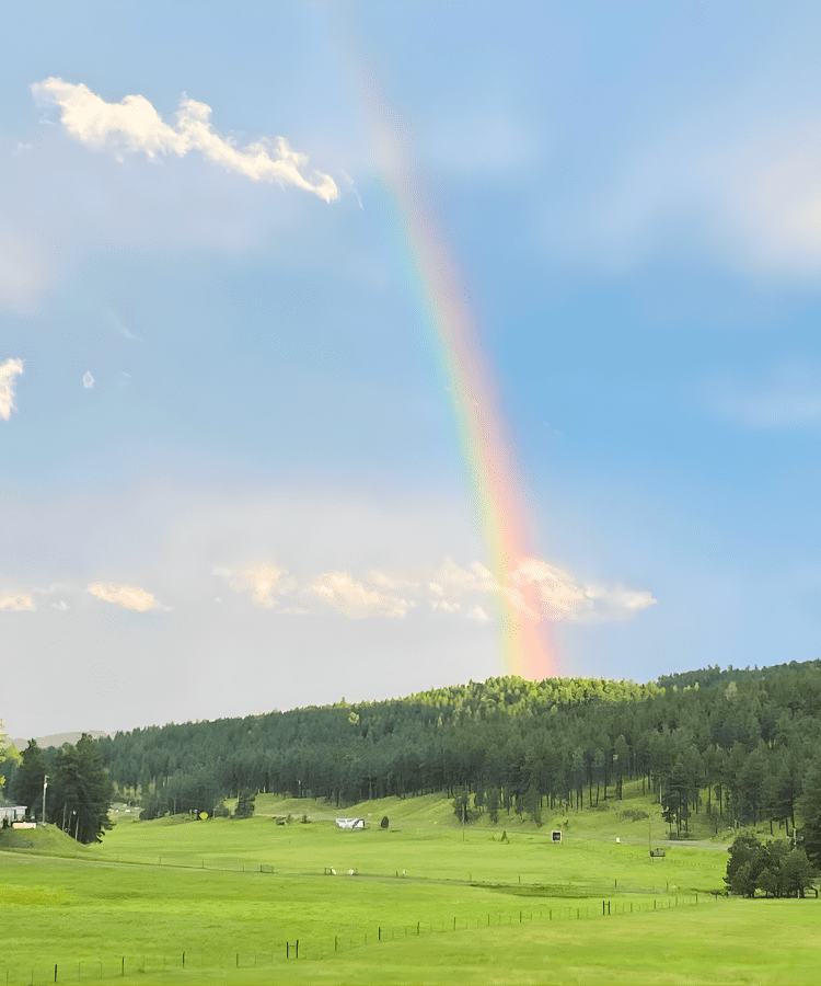 Rainbow over Deerk Creek Homestead
