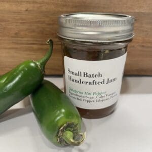 8oz Small Batch Handcrafted Jam, Jalapeno (aka Hot Pepper Jelly)