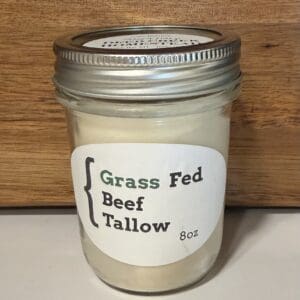 8oz Grass-Fed Beef Tallow